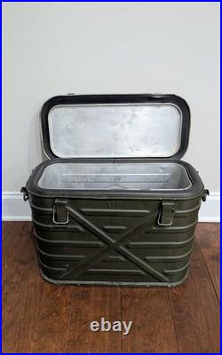 Vintage Mermite Military Food Cooler Hot/Cold 1955 Metal Monarch Green Korea