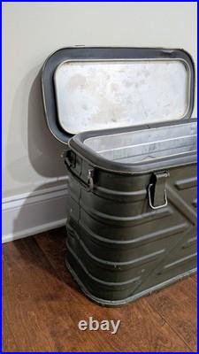 Vintage Mermite Military Food Cooler Hot/Cold 1955 Metal Monarch Green Korea