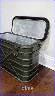 Vintage Mermite Military Food Cooler Hot/Cold 1955 Metal Monarch Green Korea