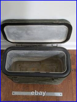 Vintage Mermite Military Food Cooler Hot/Cold 1955 Metal Monarch Green Korea