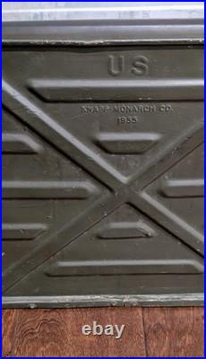 Vintage Mermite Military Food Cooler Hot/Cold 1955 Metal Monarch Green Korea