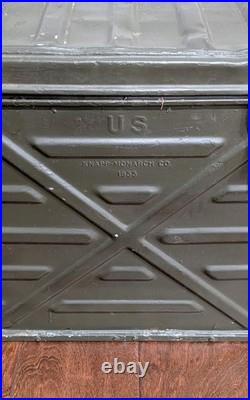 Vintage Mermite Military Food Cooler Hot/Cold 1955 Metal Monarch Green Korea