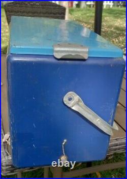 Vintage Metal HAMM'S Beer Cooler, Cronstrom's, Unrestored, Original