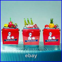 Vintage Metal Ice Chest Yakimoto 13L Cooler for Outdoor Use from Chinese Factory