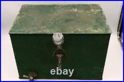 Vintage Metal Jockey Box Coil System Cooler Metal With Schmidts Tap Handle Vintage Metal Jockey Box Coil System Cooler Metal With Schmidts Tap Handle
