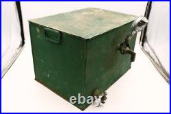 Vintage Metal Jockey Box Coil System Cooler Metal With Schmidts Tap Handle Vintage Metal Jockey Box Coil System Cooler Metal With Schmidts Tap Handle