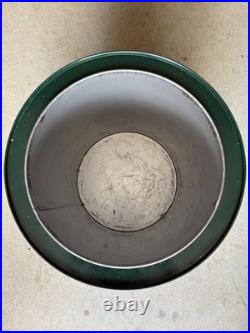 Vintage Metal Round Cooler Ice Chest Refriger-all Retro