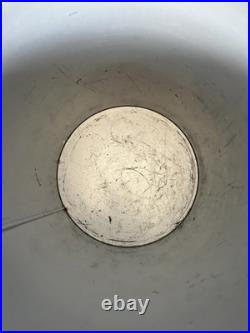 Vintage Metal Round Cooler Ice Chest Refriger-all Retro