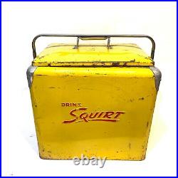 Vintage Metal Squirt Cooler with Opener Progress Refrigerator Co