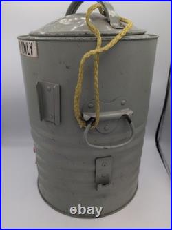 Vintage Military Style Green 1940s Galvanized Water Cooler Railroad Antique 3g Vintage Military Style Green 1940s Galvanized Water Cooler Railroad Antique 3g