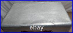 Vintage Miller High Life Cronstroms Beer Ice Chest Metal Aluminum Cooler
