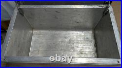 Vintage Miller High Life Cronstroms Beer Ice Chest Metal Aluminum Cooler