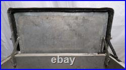 Vintage Miller High Life Cronstroms Beer Ice Chest Metal Aluminum Cooler