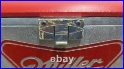 Vintage Miller High Life Cronstroms Beer Padded Ice Chest Metal Aluminum Cooler