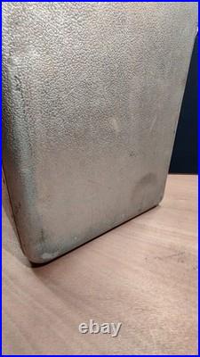 Vintage Miller High Life Cronstroms Beer Padded Ice Chest Metal Aluminum Cooler