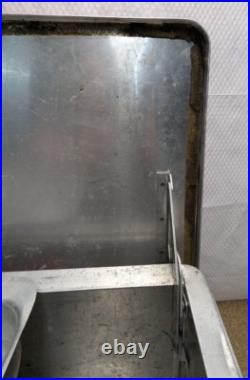 Vintage Miller High Life Cronstroms Beer Padded Ice Chest Metal Aluminum Cooler