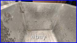 Vintage Miller High Life Cronstroms Beer Padded Ice Chest Metal Aluminum Cooler