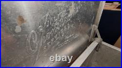 Vintage Miller High Life Cronstroms Beer Padded Ice Chest Metal Aluminum Cooler