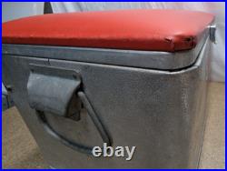 Vintage Miller High Life Cronstroms Beer Padded Ice Chest Metal Aluminum Cooler