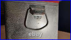 Vintage Miller High Life Cronstroms Beer Padded Ice Chest Metal Aluminum Cooler