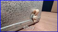 Vintage Miller High Life Cronstroms Beer Padded Ice Chest Metal Aluminum Cooler