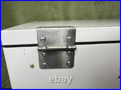 Vintage Miller High Life Metal Beer Cooler The Champagne of Beers Ice Chest