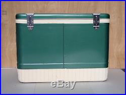 Vintage Mint Coleman MagLock Snow Lite Steel and Plastic Ice Chest Cooler Rare