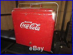 Vintage, Old, Coca Cola Cooler, Coke, unrestored Metal