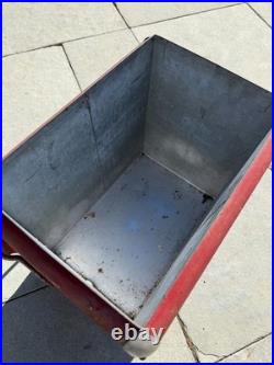 Vintage Original Coca Cola Metal Cooler Acton MFG Co. 1950 1960's