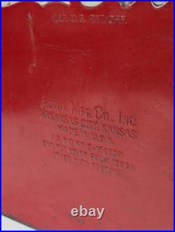 Vintage Original Coca Cola Metal Cooler Acton MFG Co. 1950 1960's Red Metal