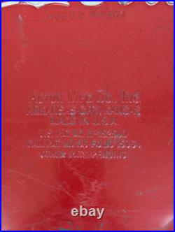 Vintage Original Coca Cola Metal Cooler Acton MFG Co. 1950 1960's Red Metal