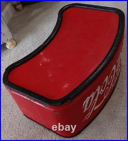 Vintage Original Embossed Coca-Cola Stadium Vendor Ball Park Cooler Metal RARE