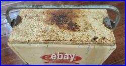 Vintage Pearl Lager Beer Metal Cooler / Ice Chest The Gem of Fine Beers