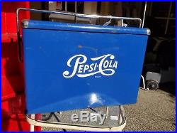 Vintage Pepsi AIRLINE Cooler Plane Pop Soda Advertising Metal Sign Cola Canada