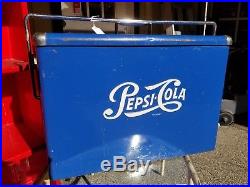 Vintage Pepsi AIRLINE Cooler Plane Pop Soda Advertising Metal Sign Cola Canada