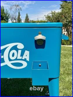 Vintage Pepsi-Cola Metal Cooler Outdoor Vintage Pepsi-Cola Metal Cooler Outdoor