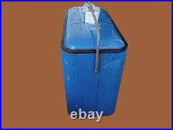 Vintage Pepsi-Cola Metal Cooler Picnic Ice Chest Portable 1950's Original
