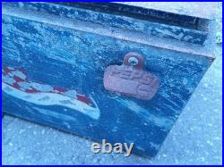 Vintage Pepsi Metal Ice Chest Cooler Pepsi-Cola Advertising Tin Cooler