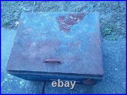 Vintage Pepsi Metal Ice Chest Cooler Pepsi-Cola Advertising Tin Cooler
