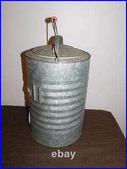 Vintage Picnic 18 High 3 Gallon Heavy Duty Igloo Water Dispenser Metal Jug