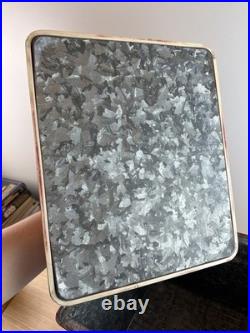 Vintage Poloron COLA COOLER Red Tin Metal Fiberglass Insulated 1960s