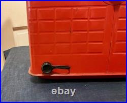 Vintage Poloron's Cola Cooler Metal Ice Chest Great Used ConditionUSA