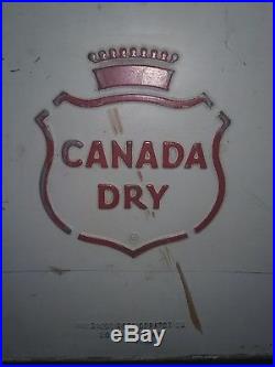 Vintage Progress Canada Dry Metal Cooler