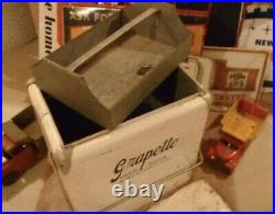 Vintage Progressive Cooler Metal Tray Insert Excellent Coke Coca-cola Pepsi Dr