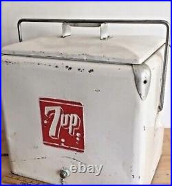 Vintage Progressive Cooler Metal Tray Insert Excellent Coke Coca-cola Pepsi Dr