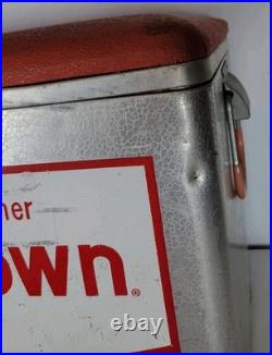 Vintage RC Royal Crown Cola Metal Double Sided Cooler Ice Chest Bottle Opener