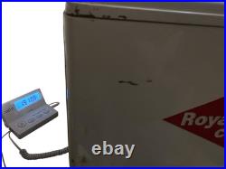 Vintage RC Royal Crown Cola Metal Double Sided Sign Ice Chest Cooler Bottle Open