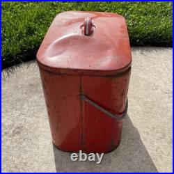 Vintage Red Metal Coca-Cola Pic-Nic Cooler Ice Box With Lid Junior 6 Pack Soda