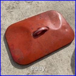 Vintage Red Metal Coca-Cola Pic-Nic Cooler Ice Box With Lid Junior 6 Pack Soda