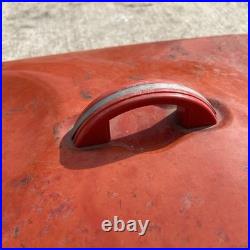 Vintage Red Metal Coca-Cola Pic-Nic Cooler Ice Box With Lid Junior 6 Pack Soda